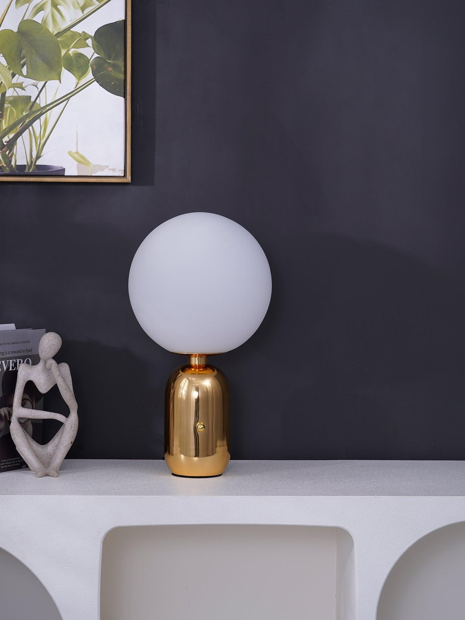 Nyxen Glass Industrial Table Lamp