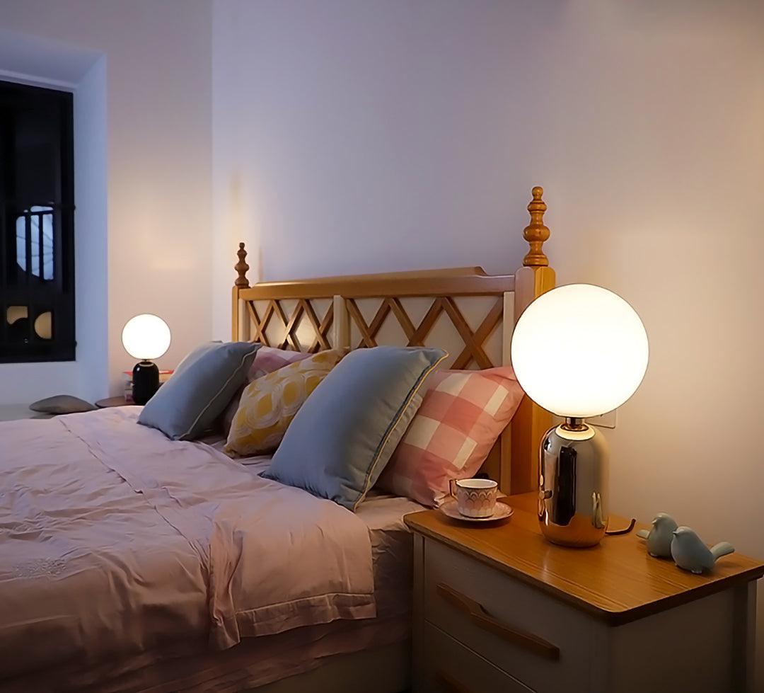 Nyxen Glass Industrial Table Lamp