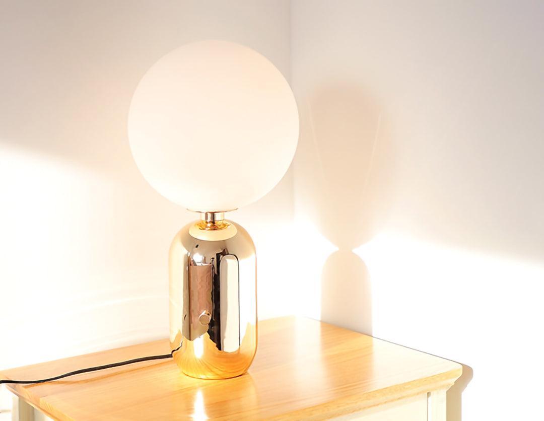 Nyxen Glass Industrial Table Lamp