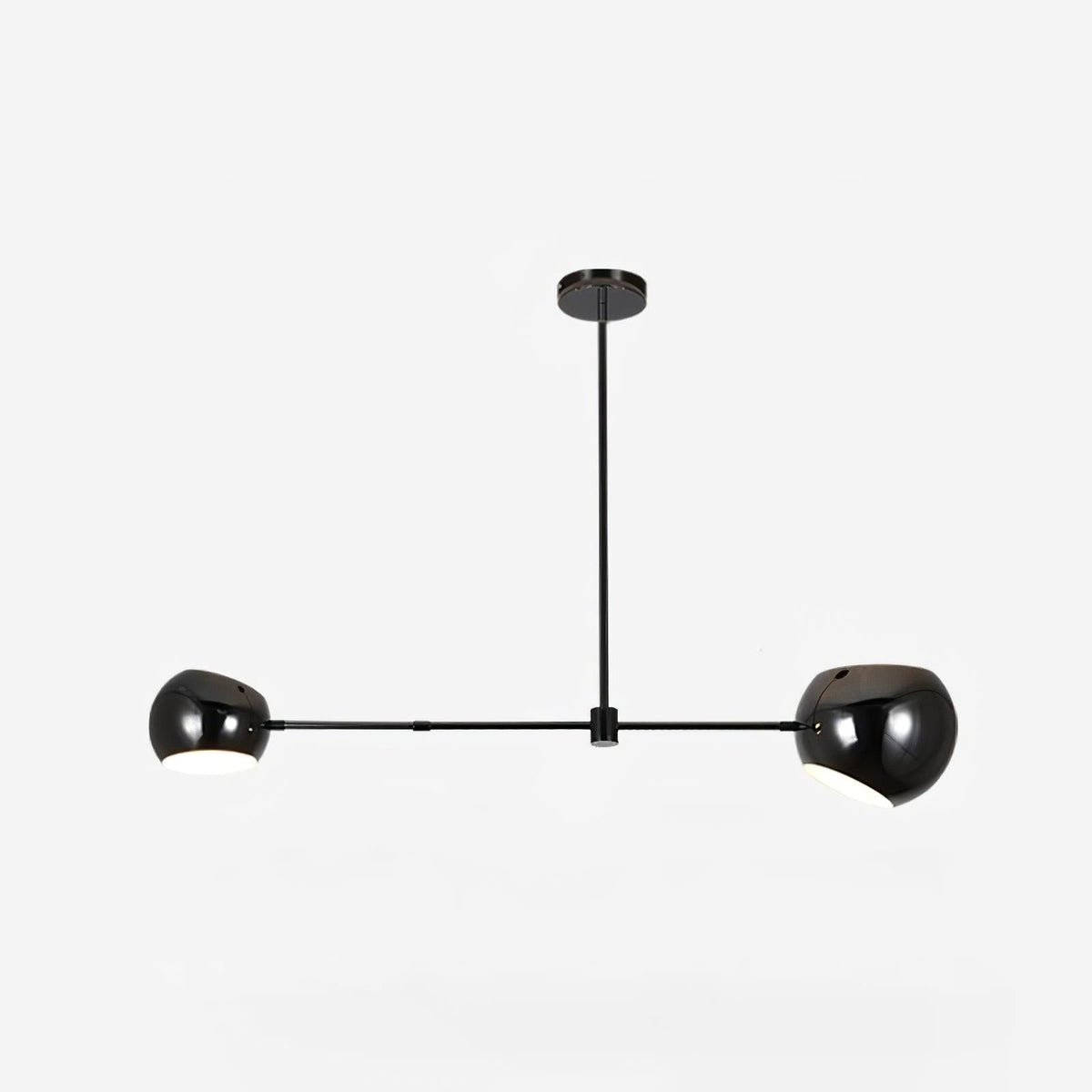 Celanella Chandelier Black Glass Acaba Elegant