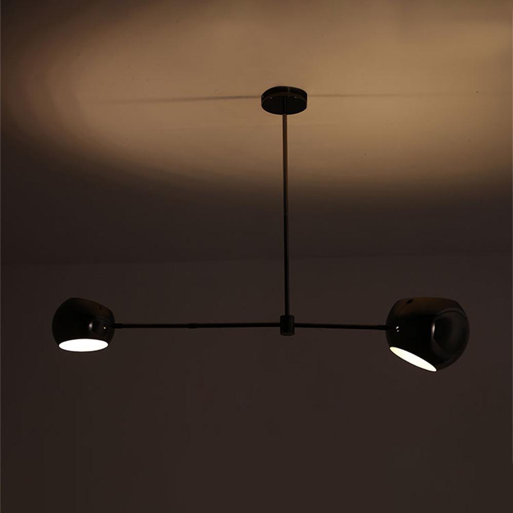 Celanella Chandelier Black Glass Acaba Elegant