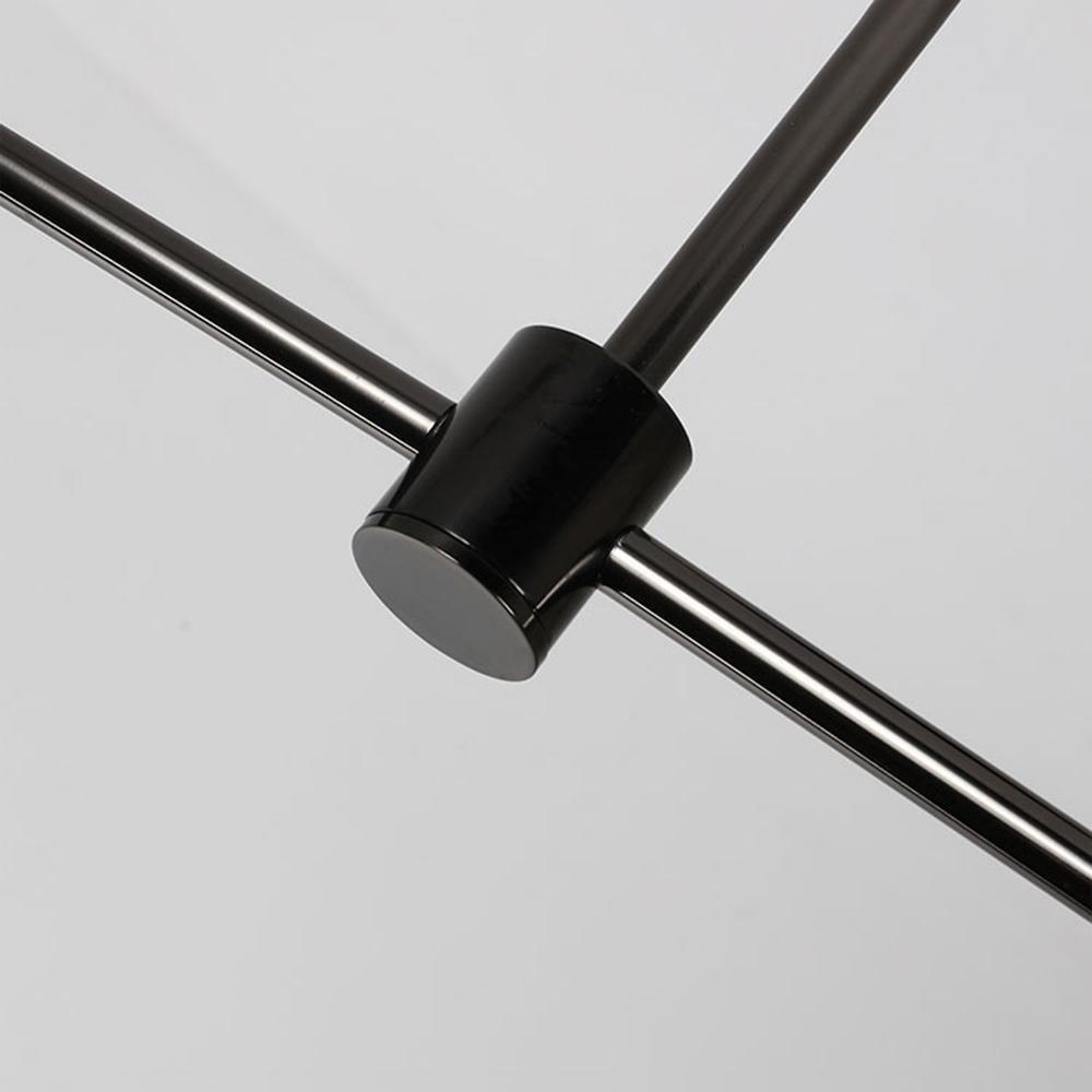 Celanella Chandelier Black Glass Acaba Elegant