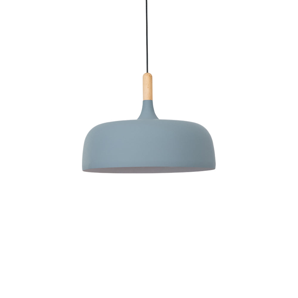Sylivenne Pendant Lamp White Shade Wood