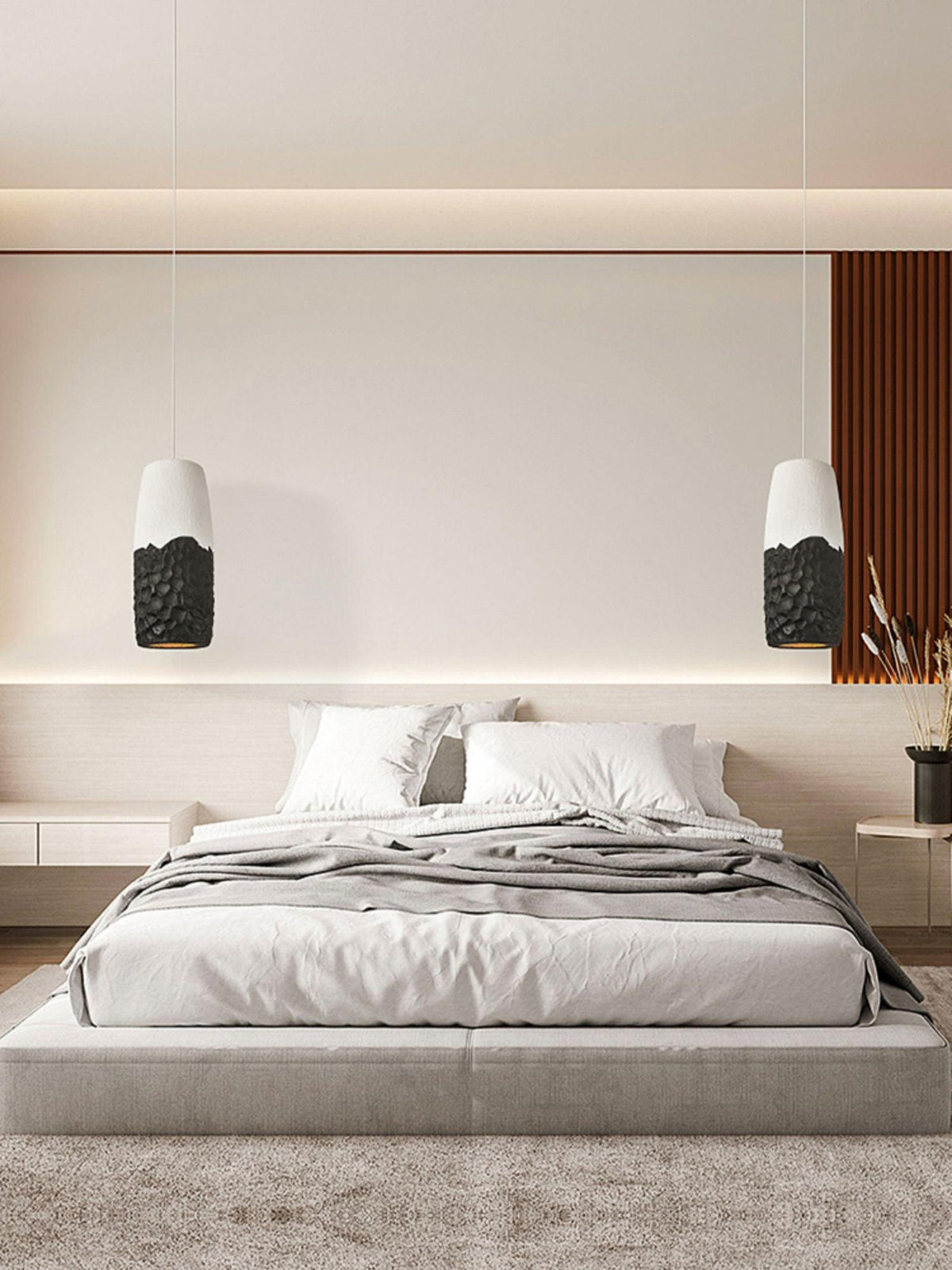 Orphaarae Modern Minimalist Plastic Pendant Lamp