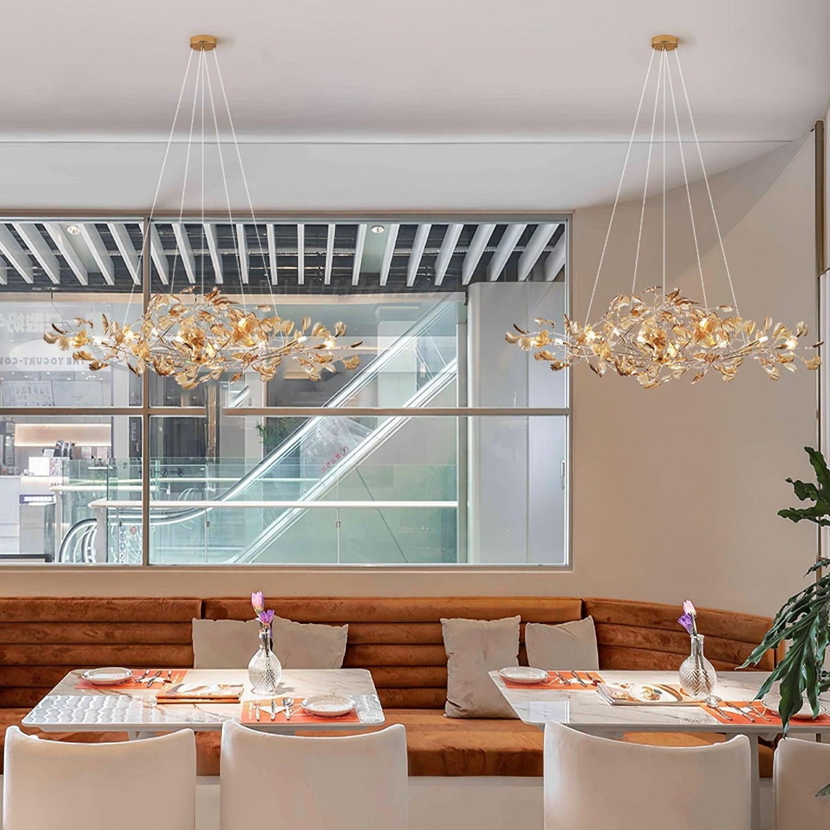 Leonie Ginkgo Acrylic Chandeliers