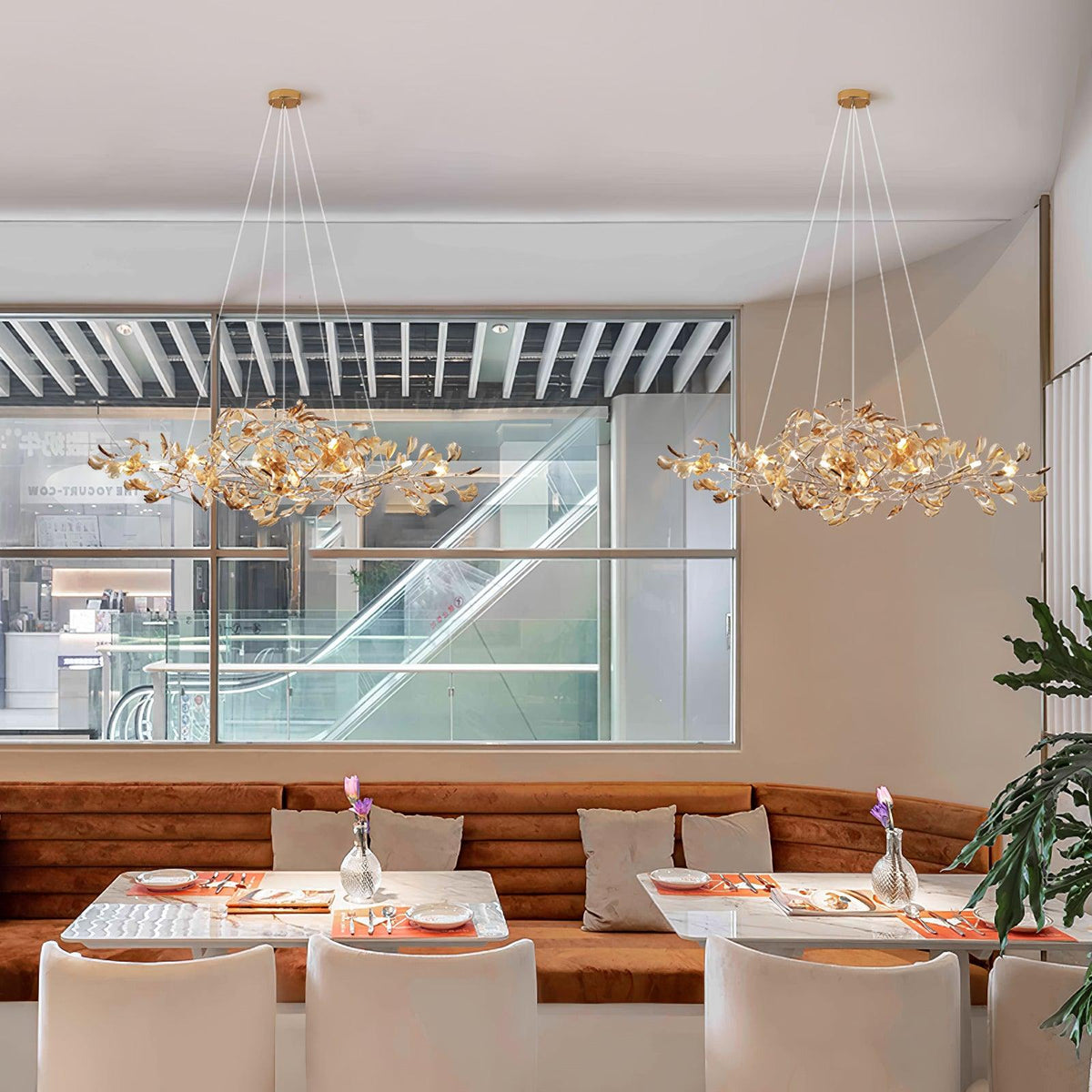 Leonie Ginkgo Acrylic Chandeliers