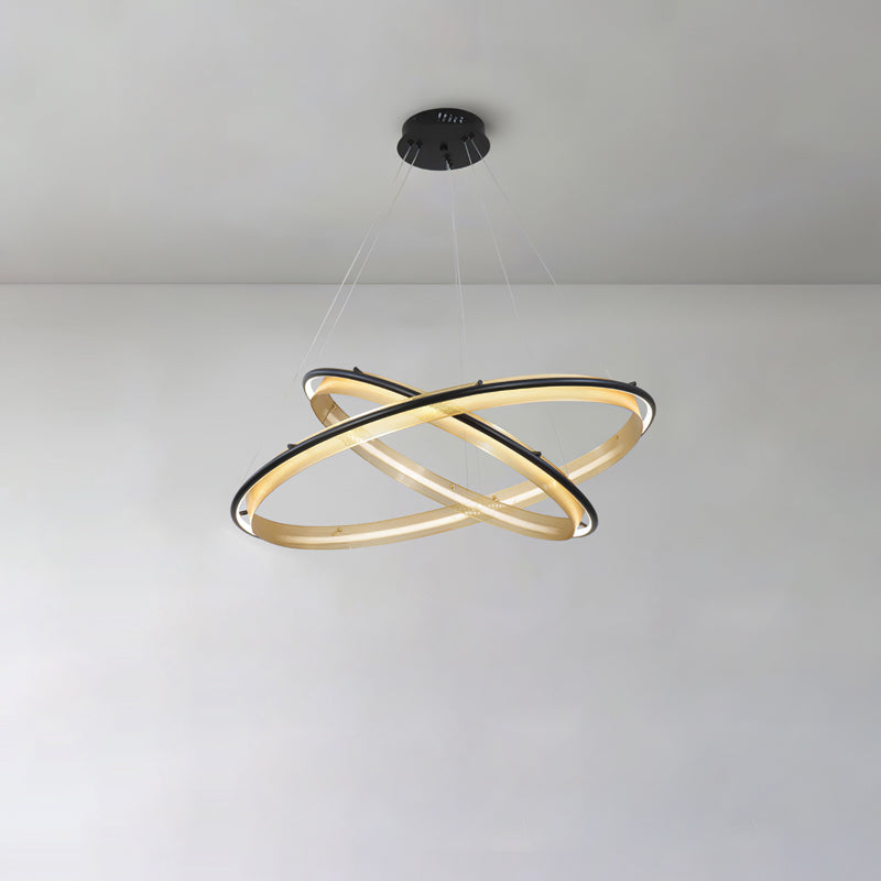 Erveliel Modern Minimalist LED Round Chandelier
