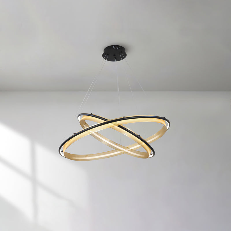 Erveliel Modern Minimalist LED Round Chandelier