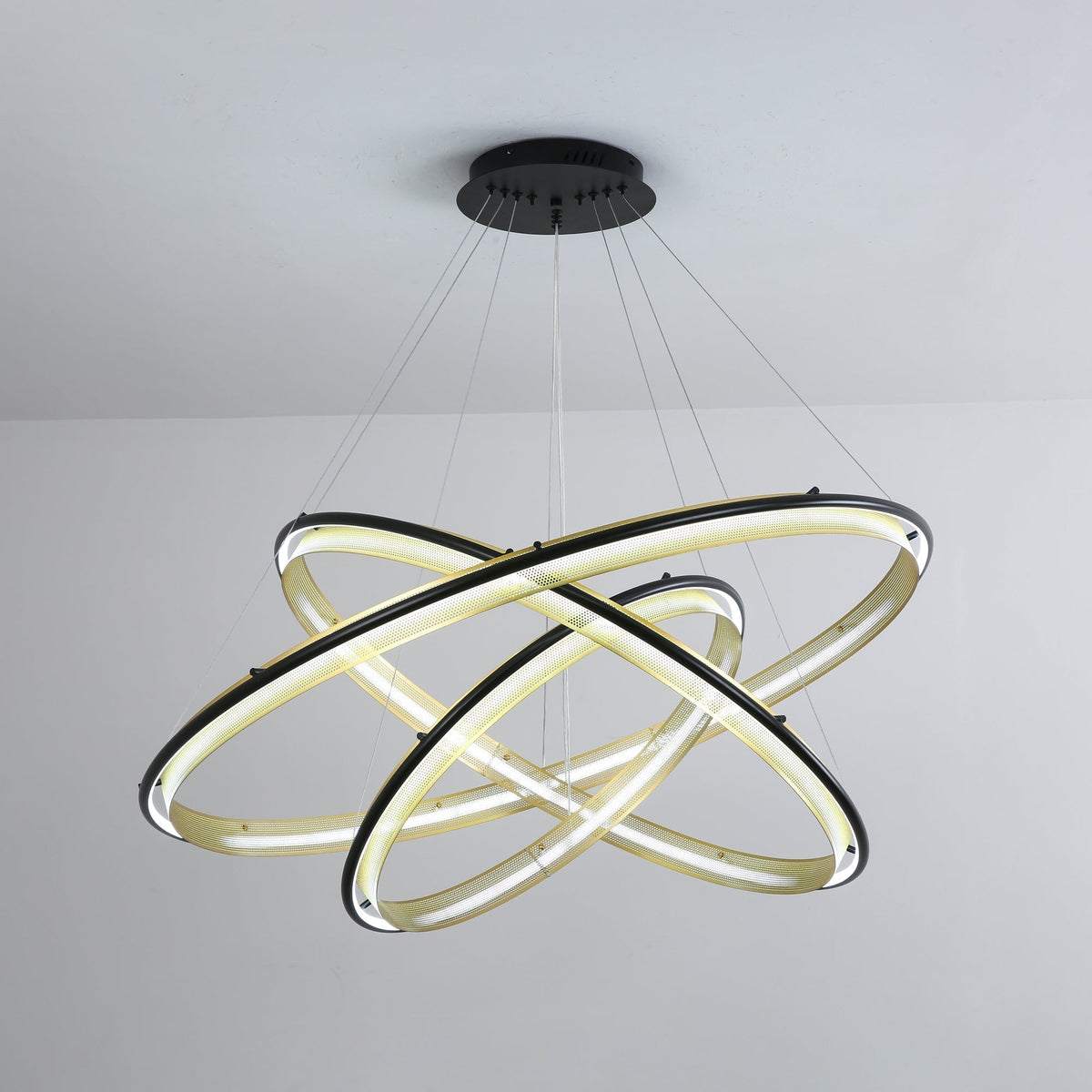 Erveliel Modern Minimalist LED Round Chandelier