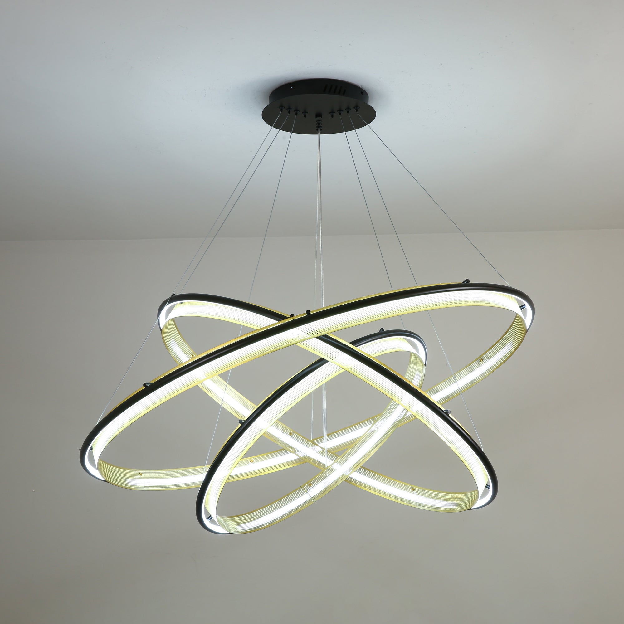 Erveliel Modern Minimalist LED Round Chandelier