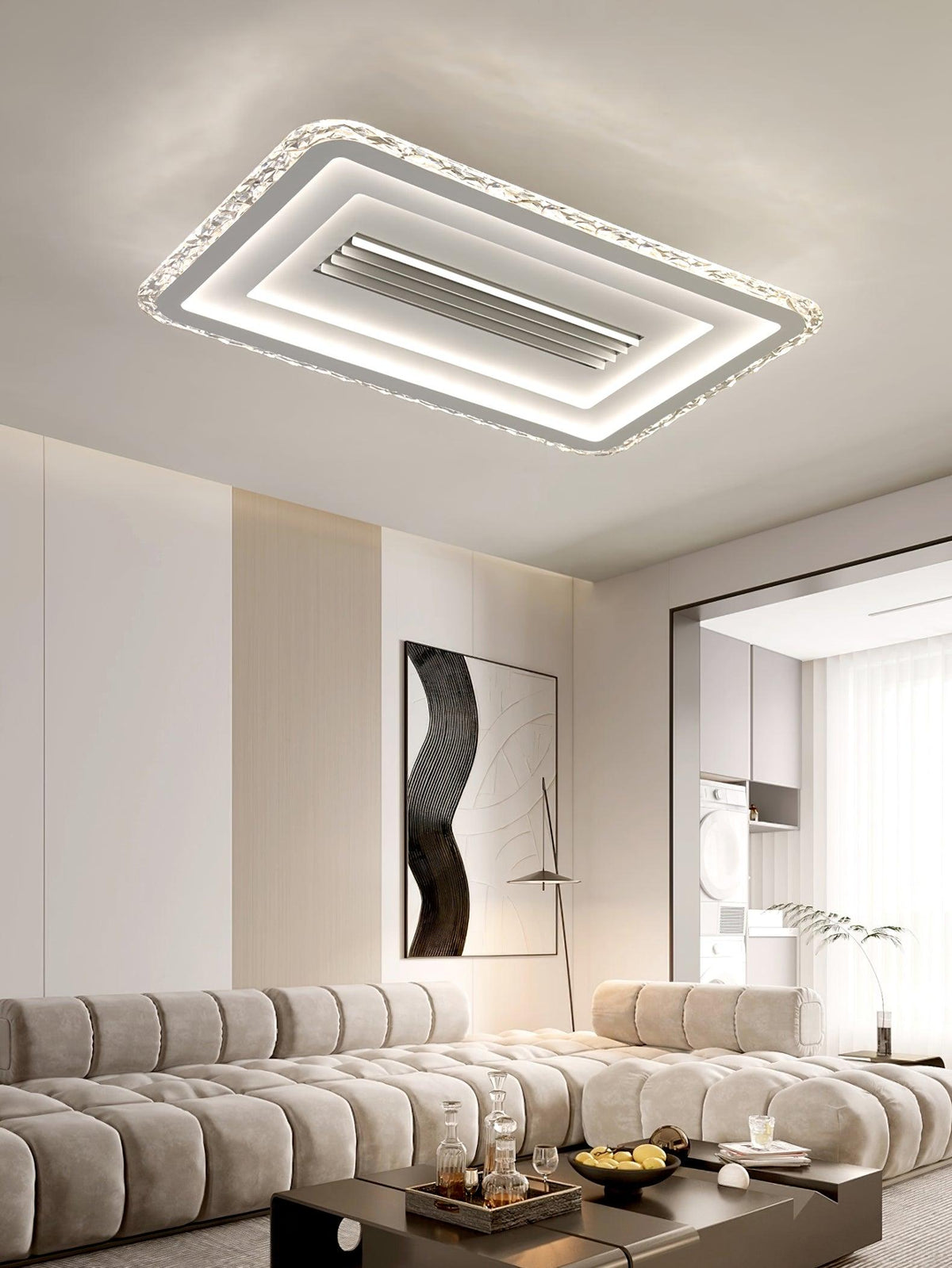 Ulthaara Modern Minimalist Ultrathin Rectangle Ceiling Lamp