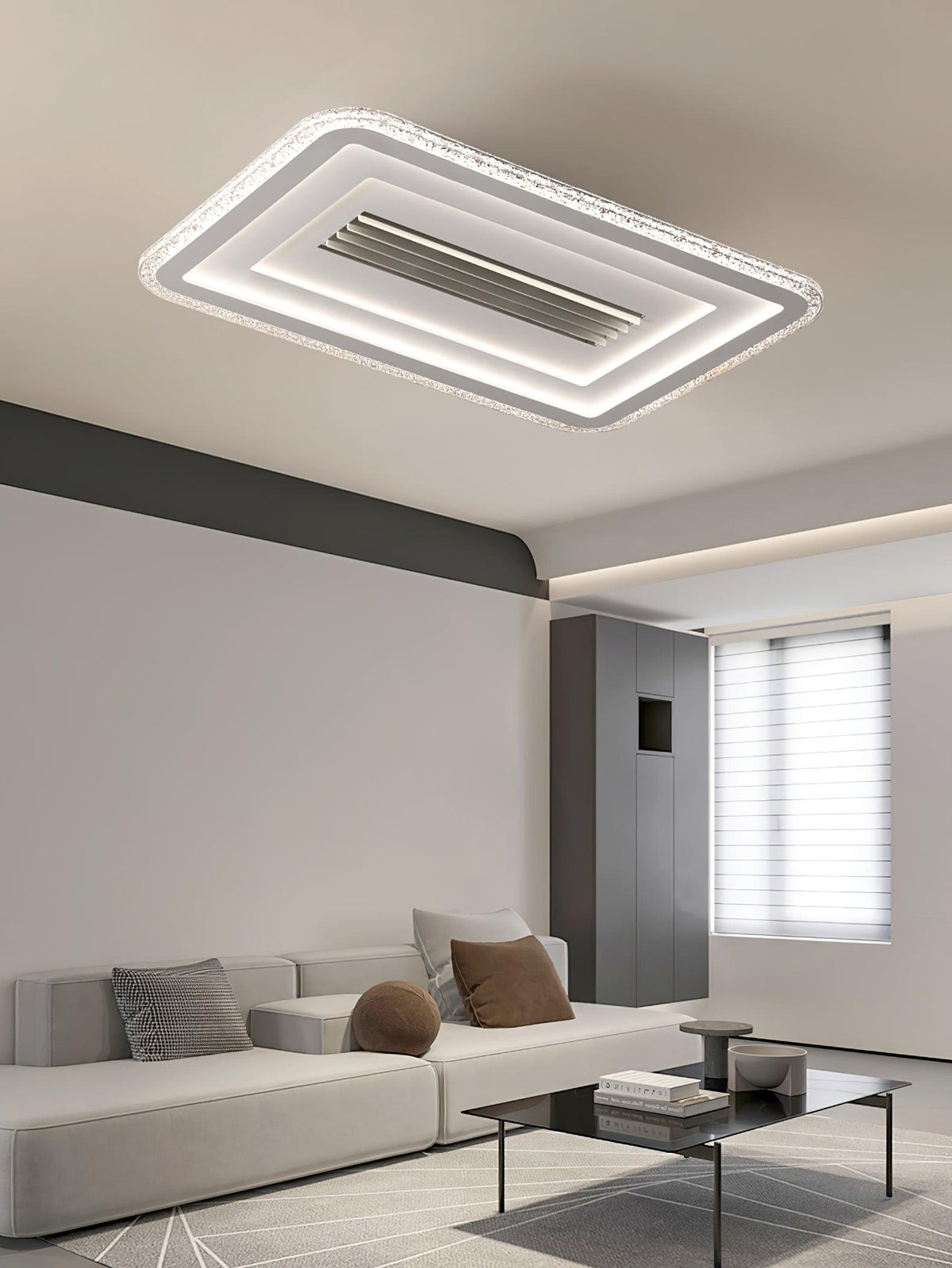 Ulthaara Modern Minimalist Ultrathin Rectangle Ceiling Lamp