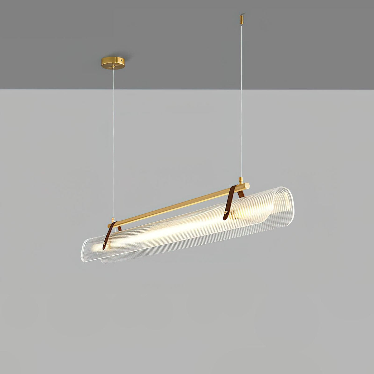 Niraenne Pendant Lamp Acrylic Linear Modern for Dining Room