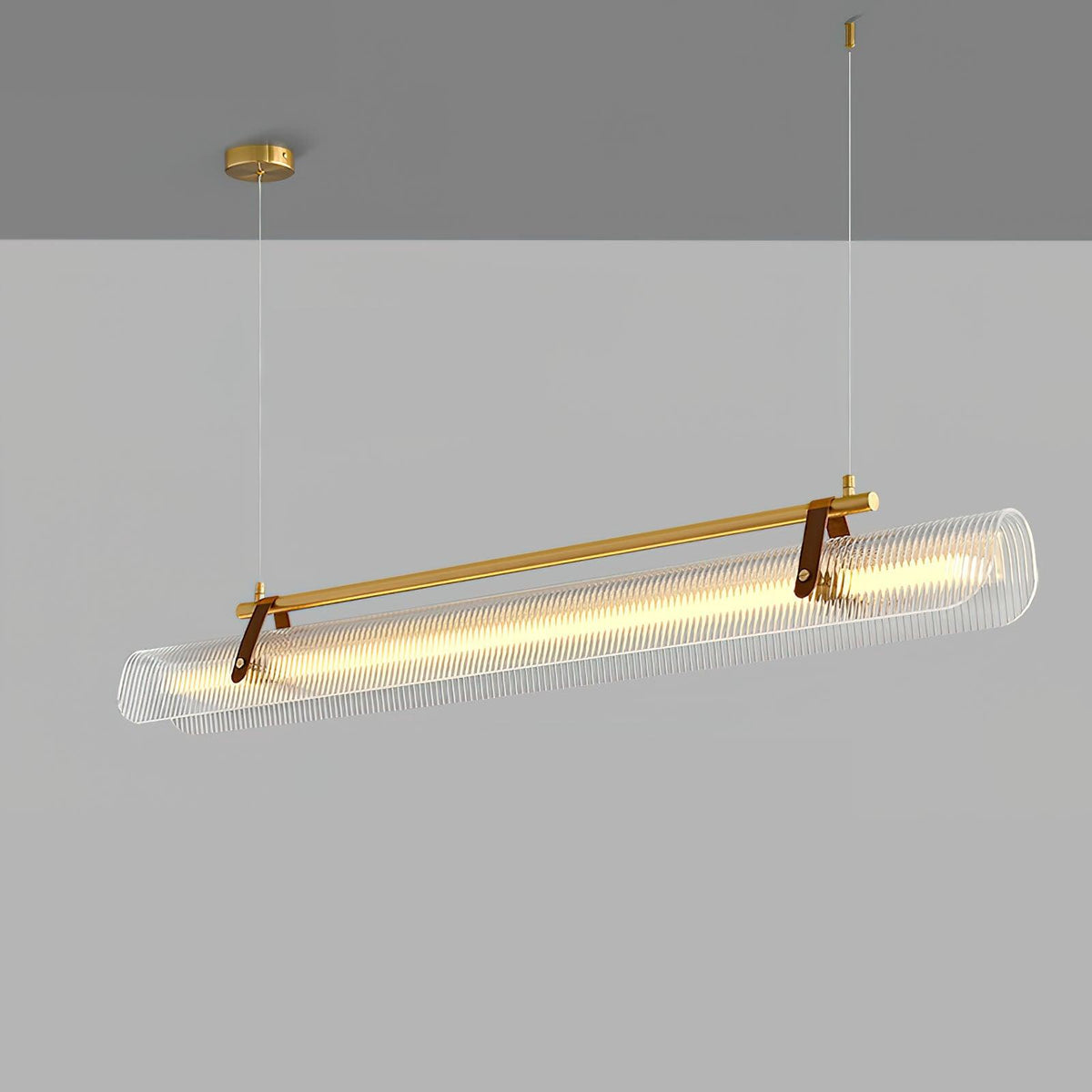 Niraenne Pendant Lamp Acrylic Linear Modern for Dining Room
