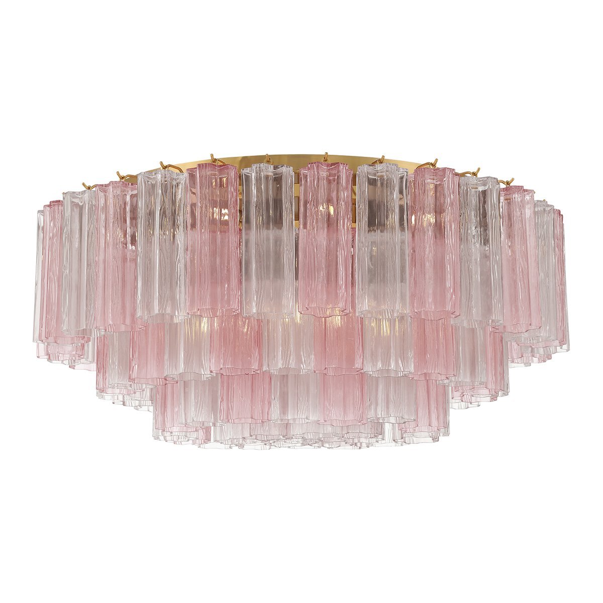 Eiruaya Ceiling Lamp Glass Tube Layered Amber