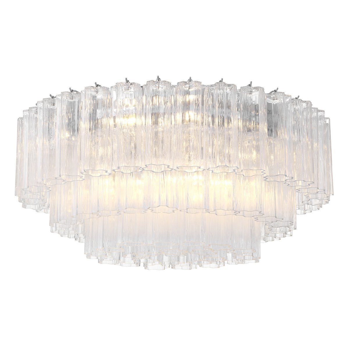 Eiruaya Ceiling Lamp Glass Tube Layered Amber