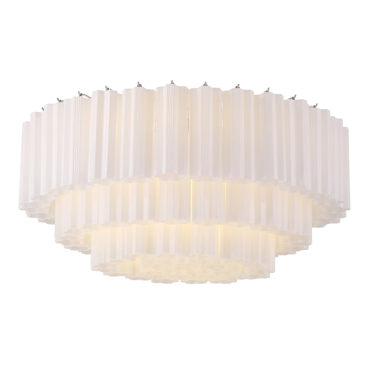 Eiruaya Ceiling Lamp Glass Tube Layered Amber