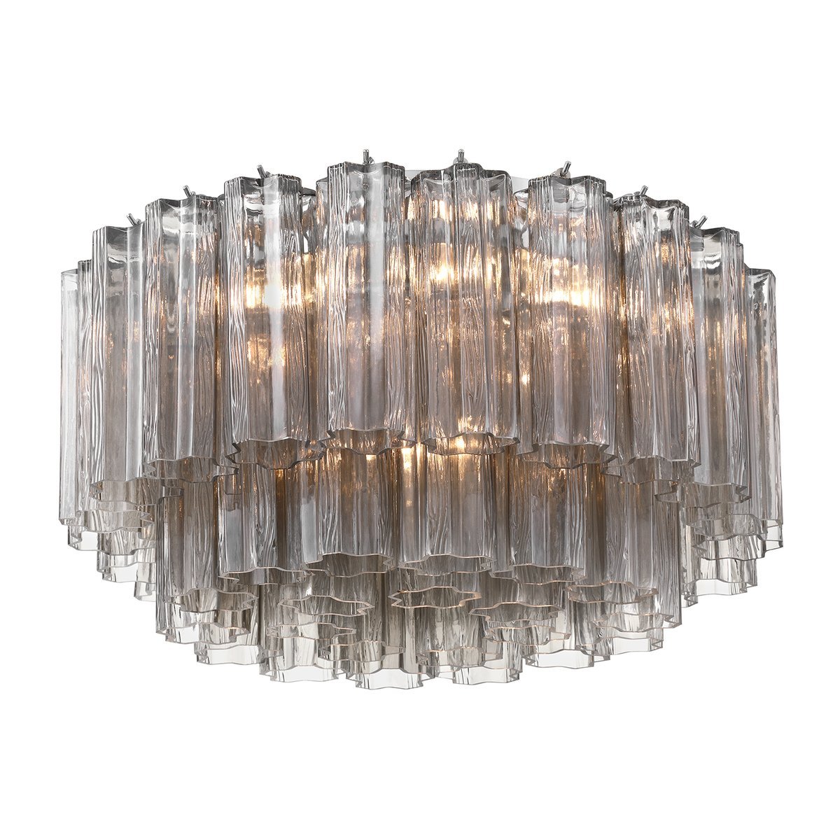 Eiruaya Ceiling Lamp Glass Tube Layered Amber
