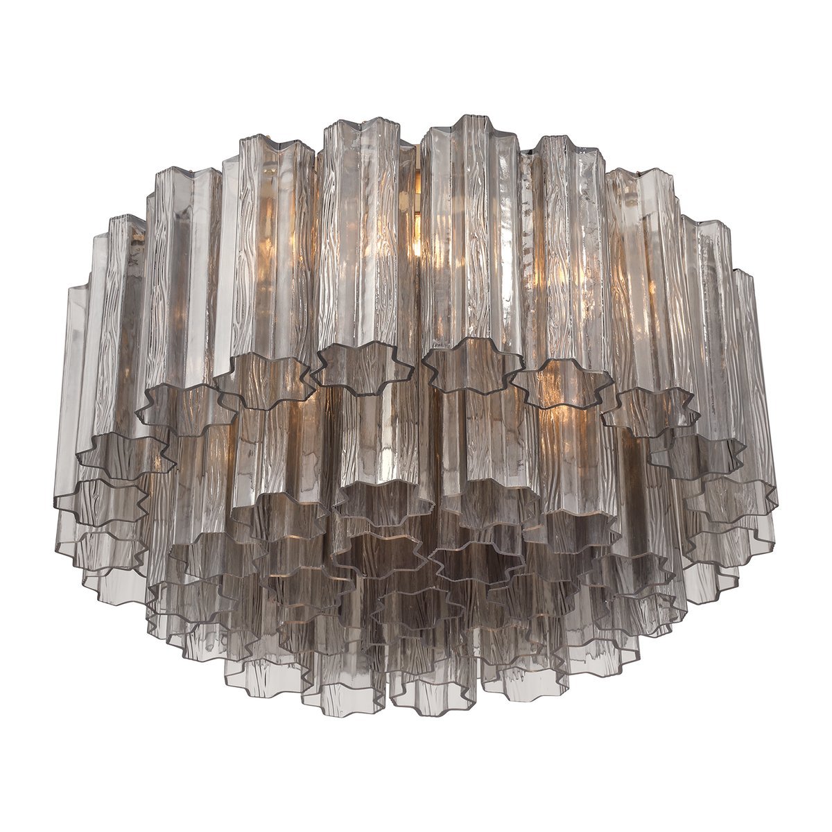 Eiruaya Ceiling Lamp Glass Tube Layered Amber
