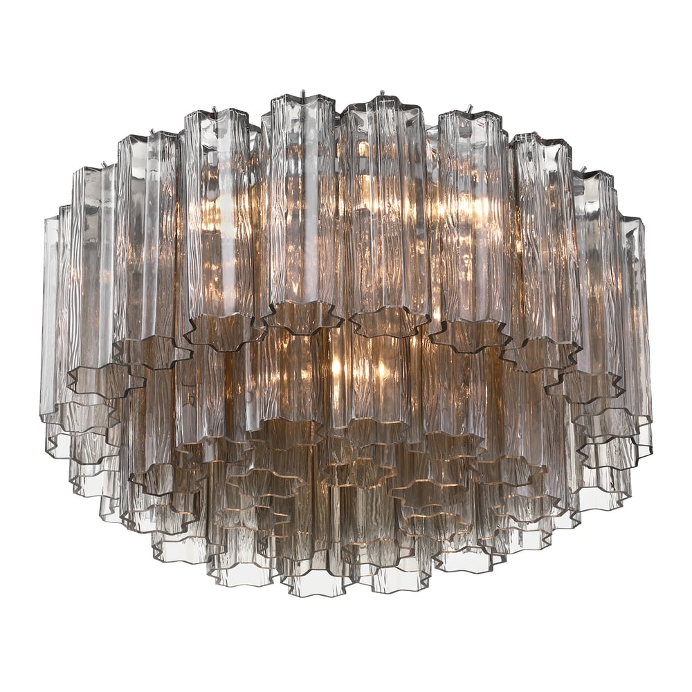 Eiruaya Ceiling Lamp Glass Tube Layered Amber