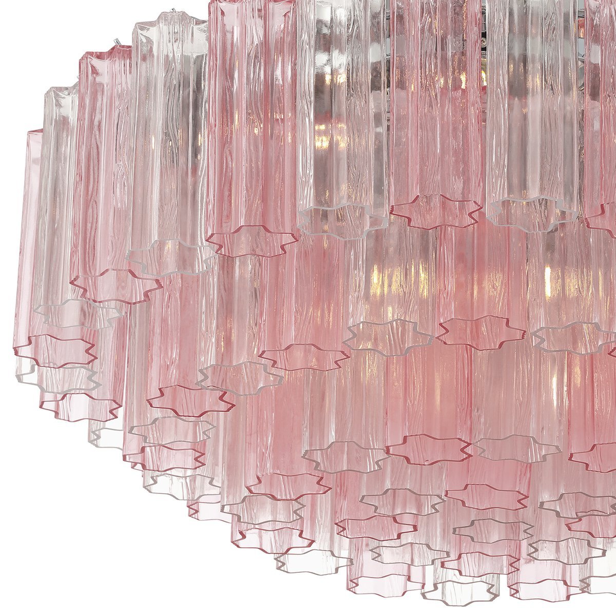 Eiruaya Ceiling Lamp Glass Tube Layered Amber