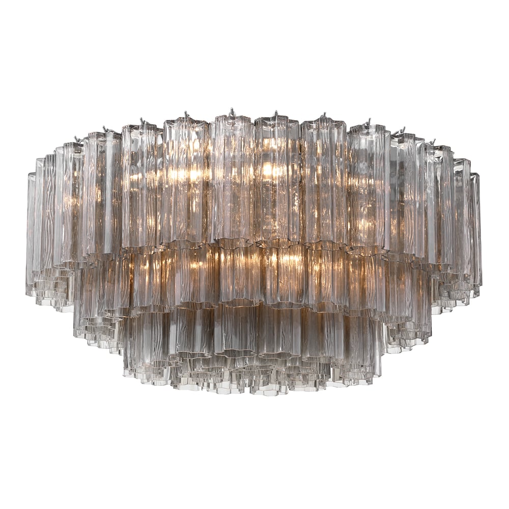 Eiruaya Ceiling Lamp Glass Tube Layered Amber