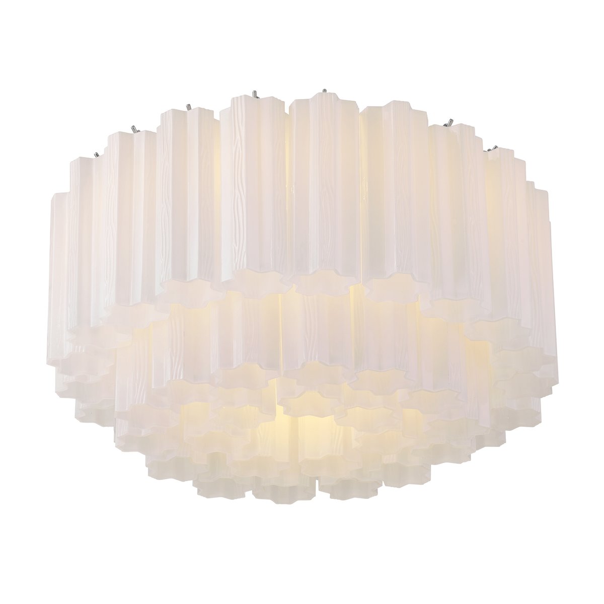 Eiruaya Ceiling Lamp Glass Tube Layered Amber