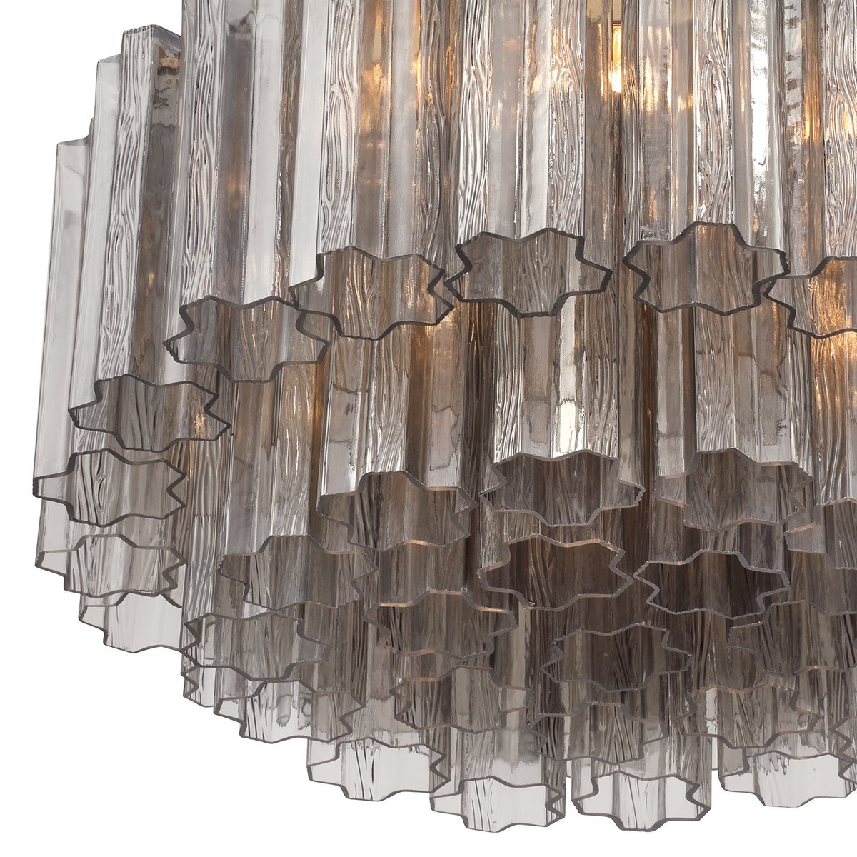 Eiruaya Ceiling Lamp Glass Tube Layered Amber