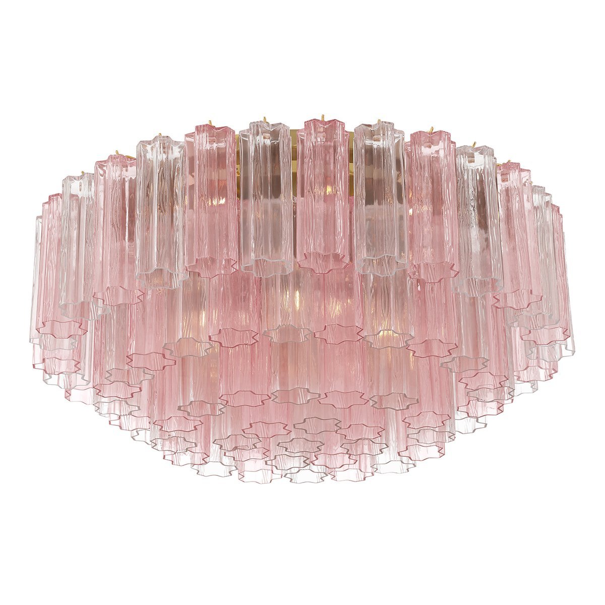 Eiruaya Ceiling Lamp Glass Tube Layered Amber
