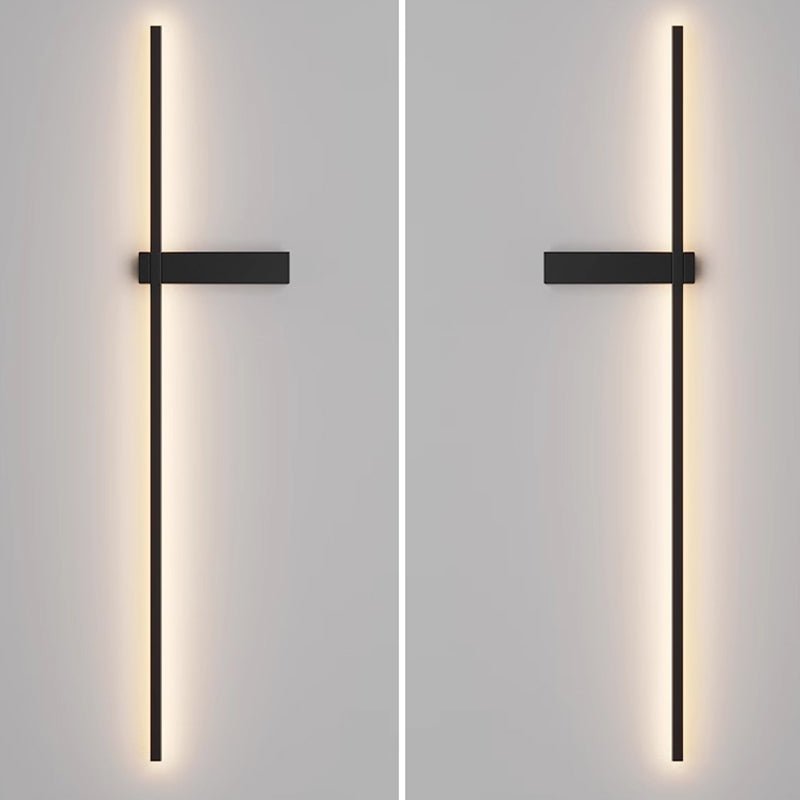 Mesv Linear Rechargeable Black Wall Lamp