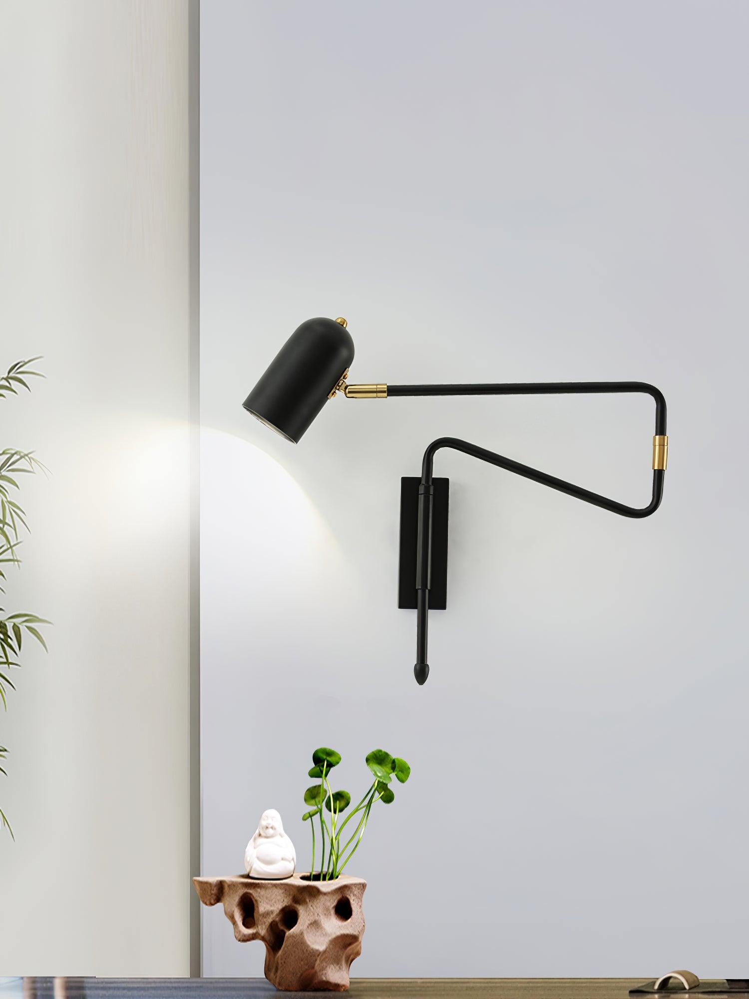 Ivar Adjustable Arm Plug In Wall Lamp - Neutral Decor
