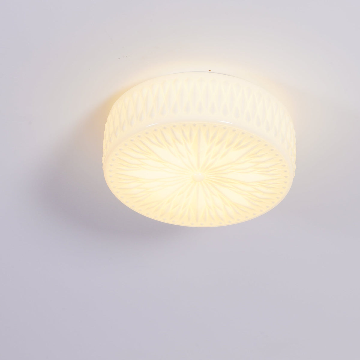 Lioriira Ceiling Lamp Glass Shade and Acrylic Modern Mooncake