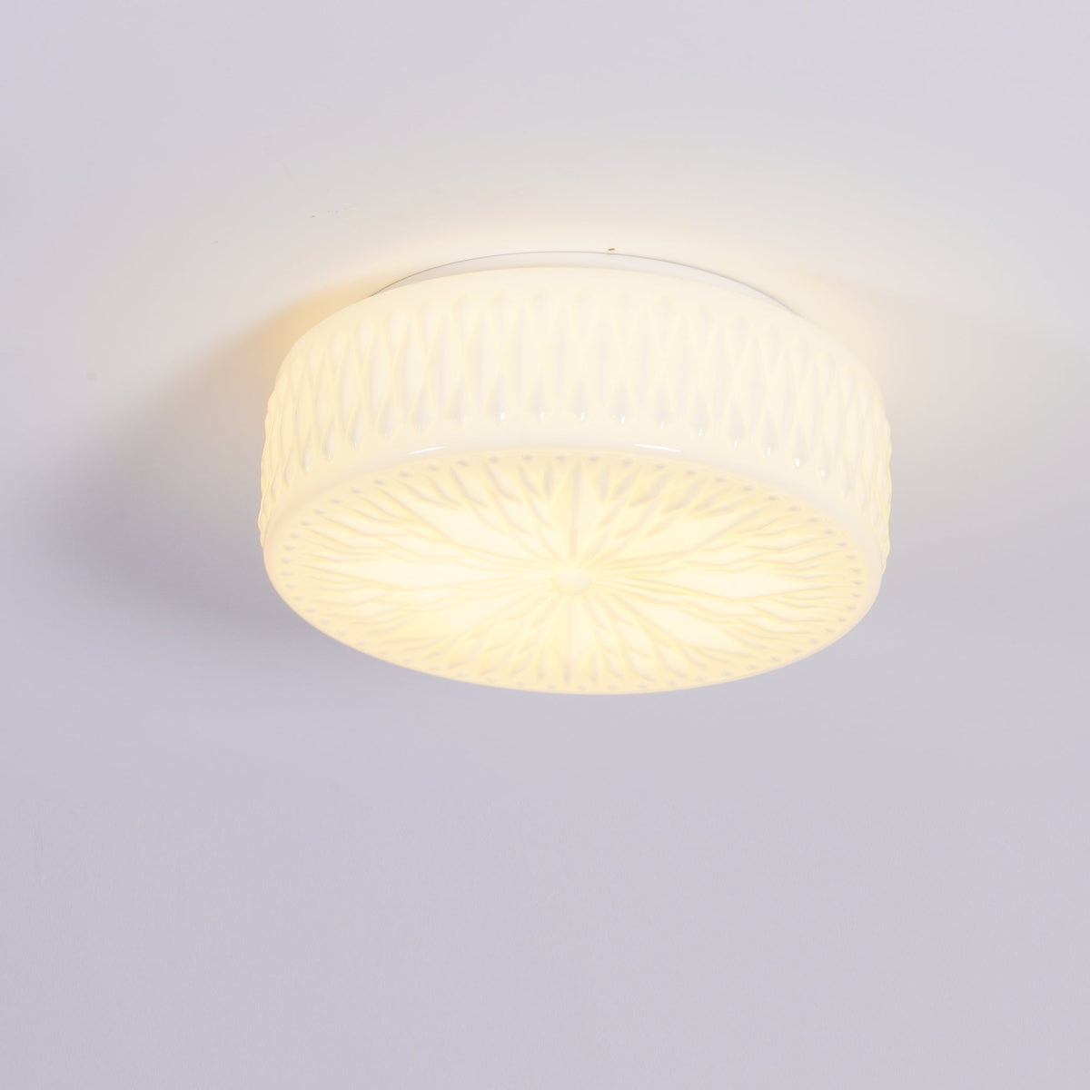 Lioriira Ceiling Lamp Glass Shade and Acrylic Modern Mooncake