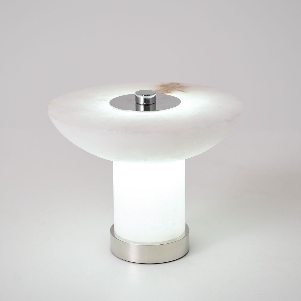 Eurnoran Mushroom Shaped Alabaster Table Lamp
