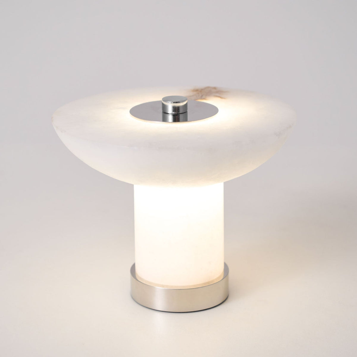 Eurnoran Mushroom Shaped Alabaster Table Lamp