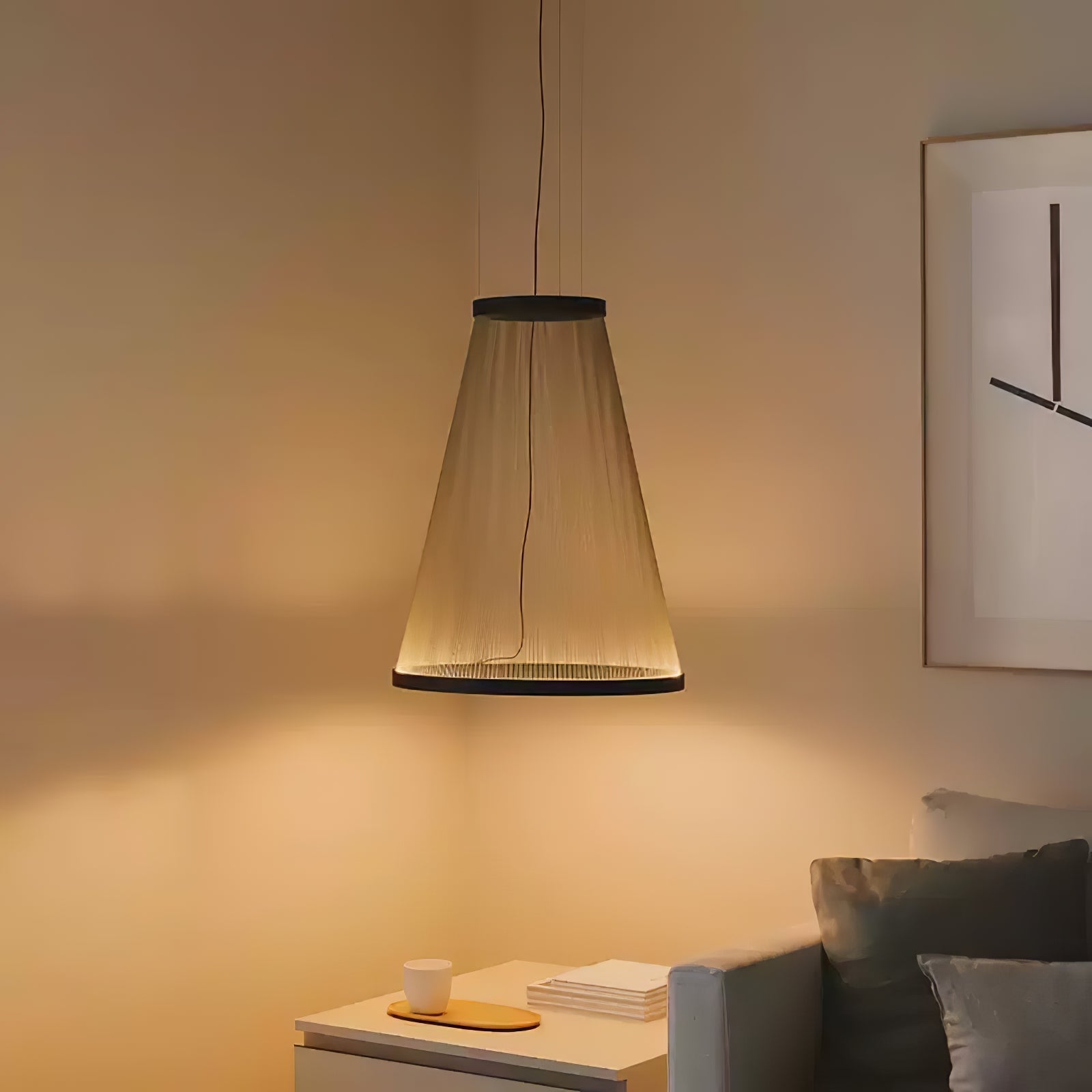 Cone Minimalist Aluminum Pendant Light - Neutral Decor