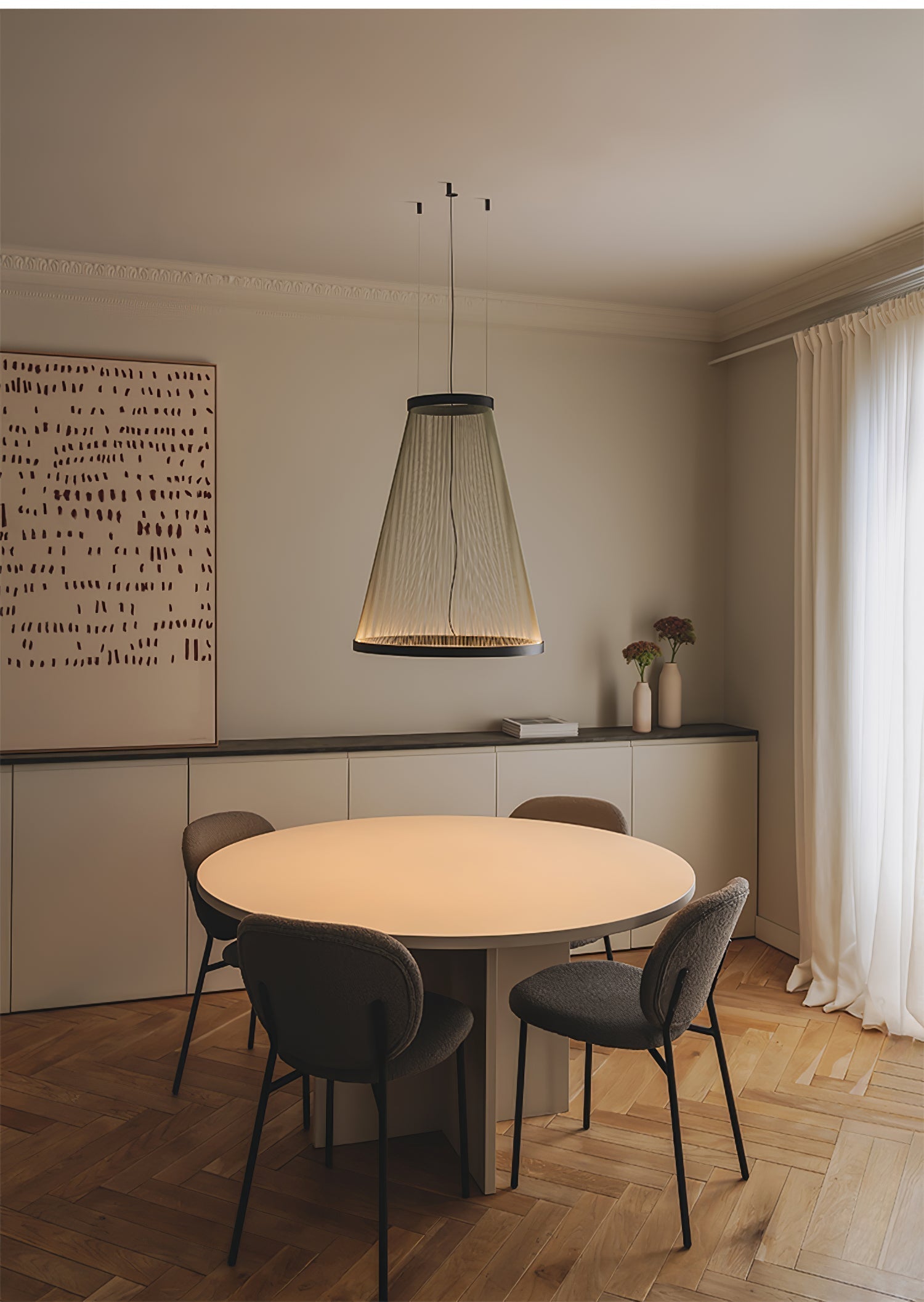 Cone Minimalist Aluminum Pendant Light - Neutral Decor