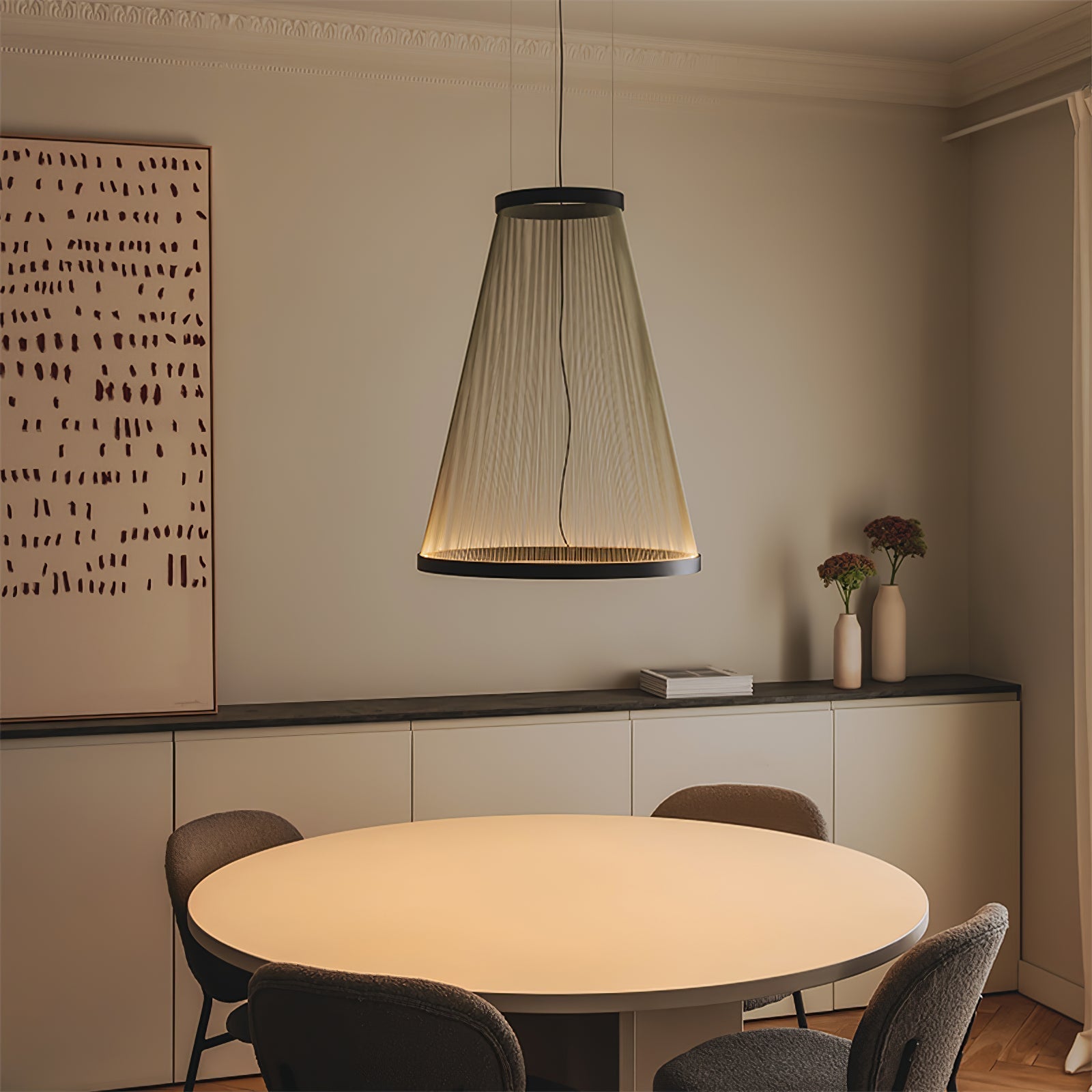 Cone Minimalist Aluminum Pendant Light - Neutral Decor