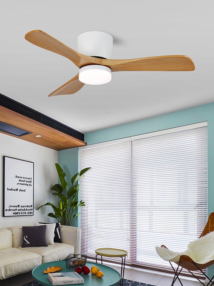 Matteo Wooden 42"/52" Ceiling Fan With Light