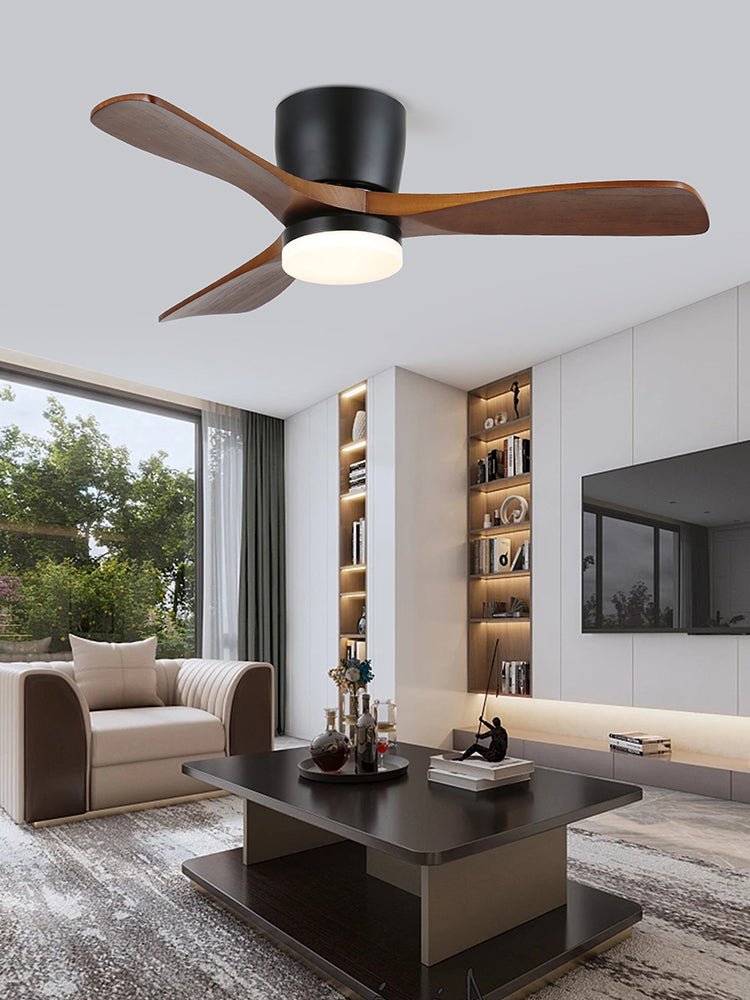 Matteo Wooden 42"/52" Ceiling Fan With Light