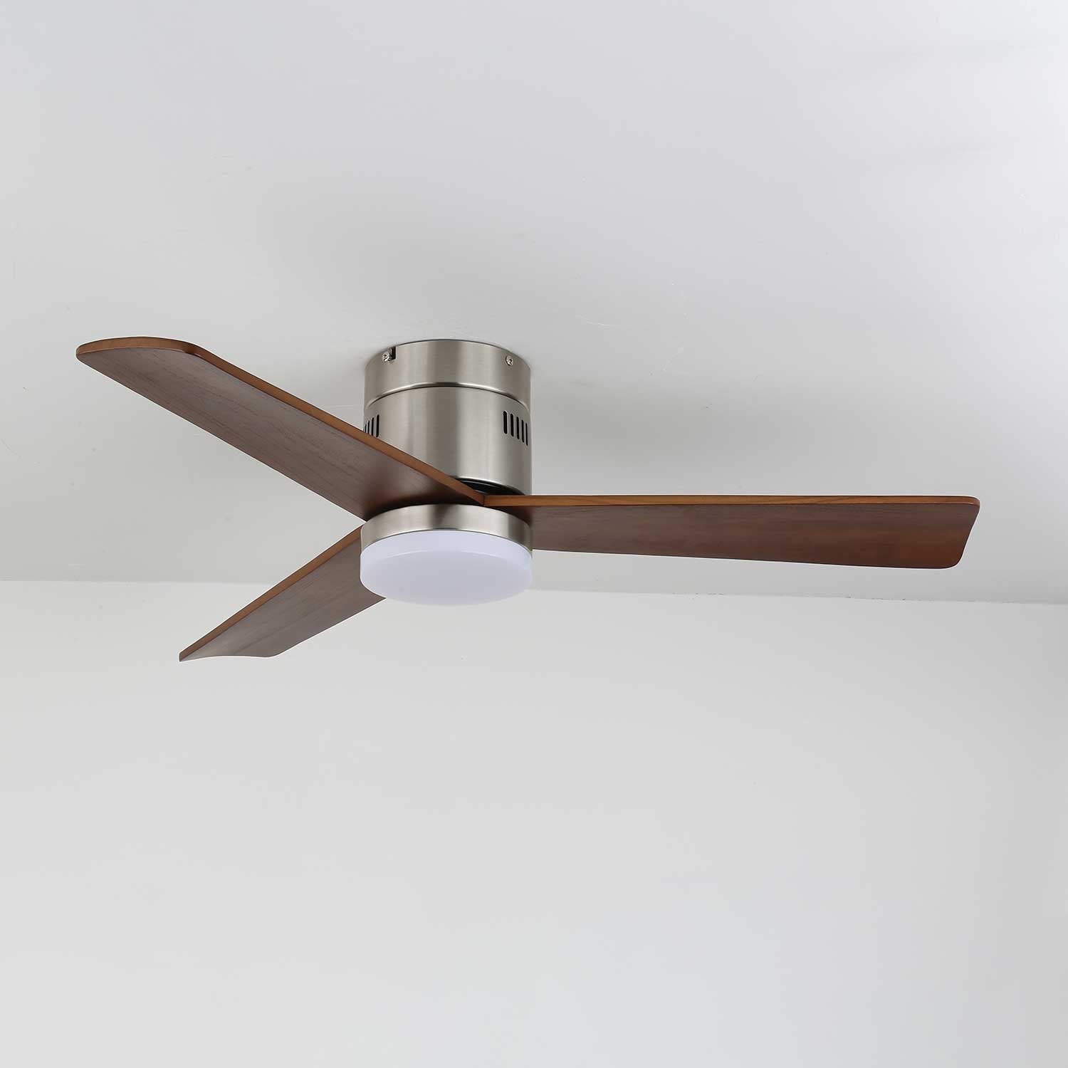 Eris Minimalist Wood Ceiling Fan Light