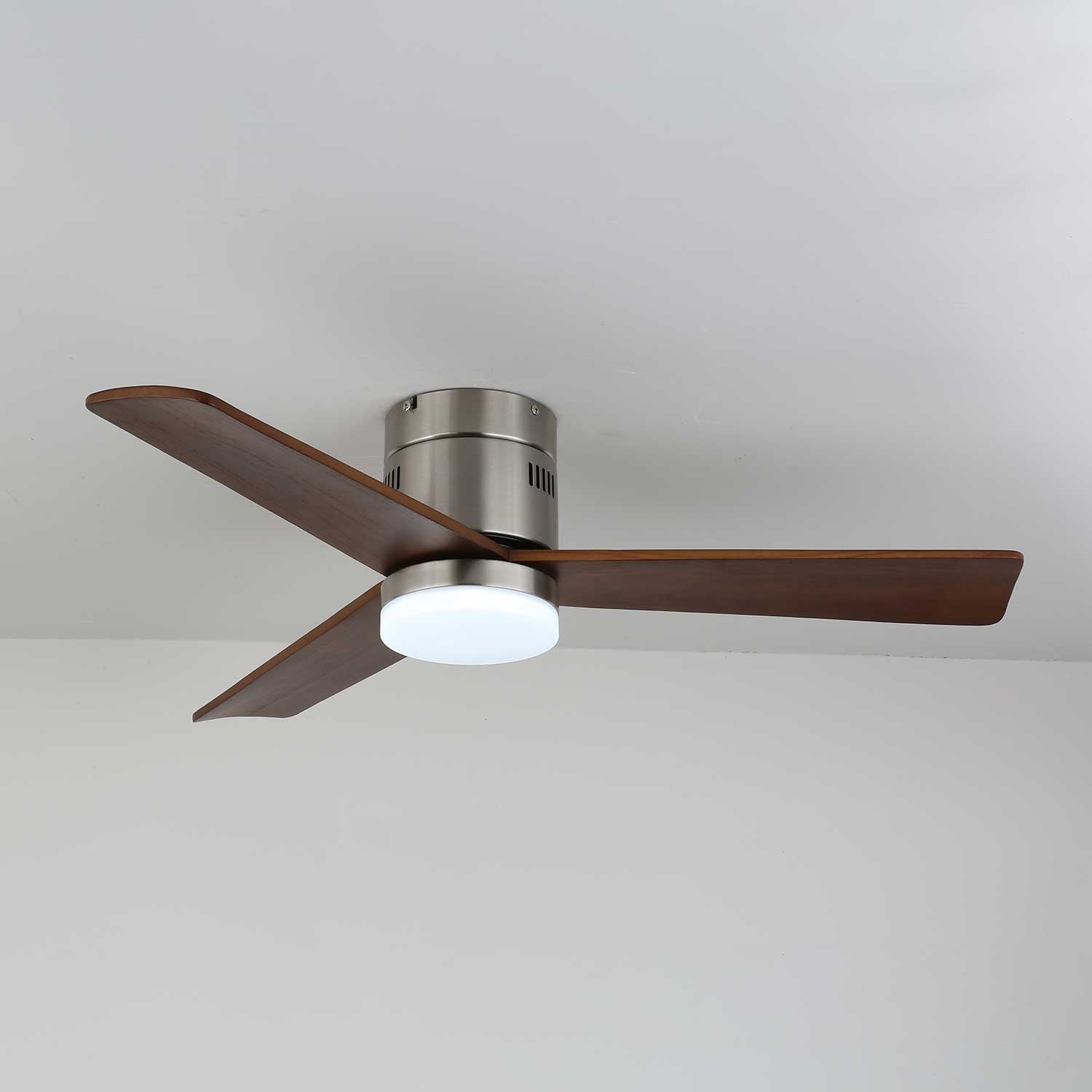 Eris Minimalist Wood Ceiling Fan Light