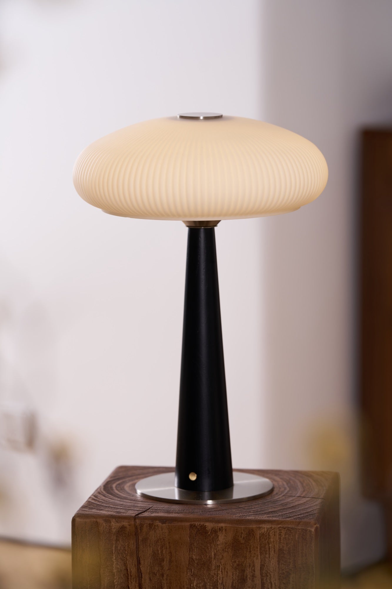 Glow Minimalist Wood Table Lamp