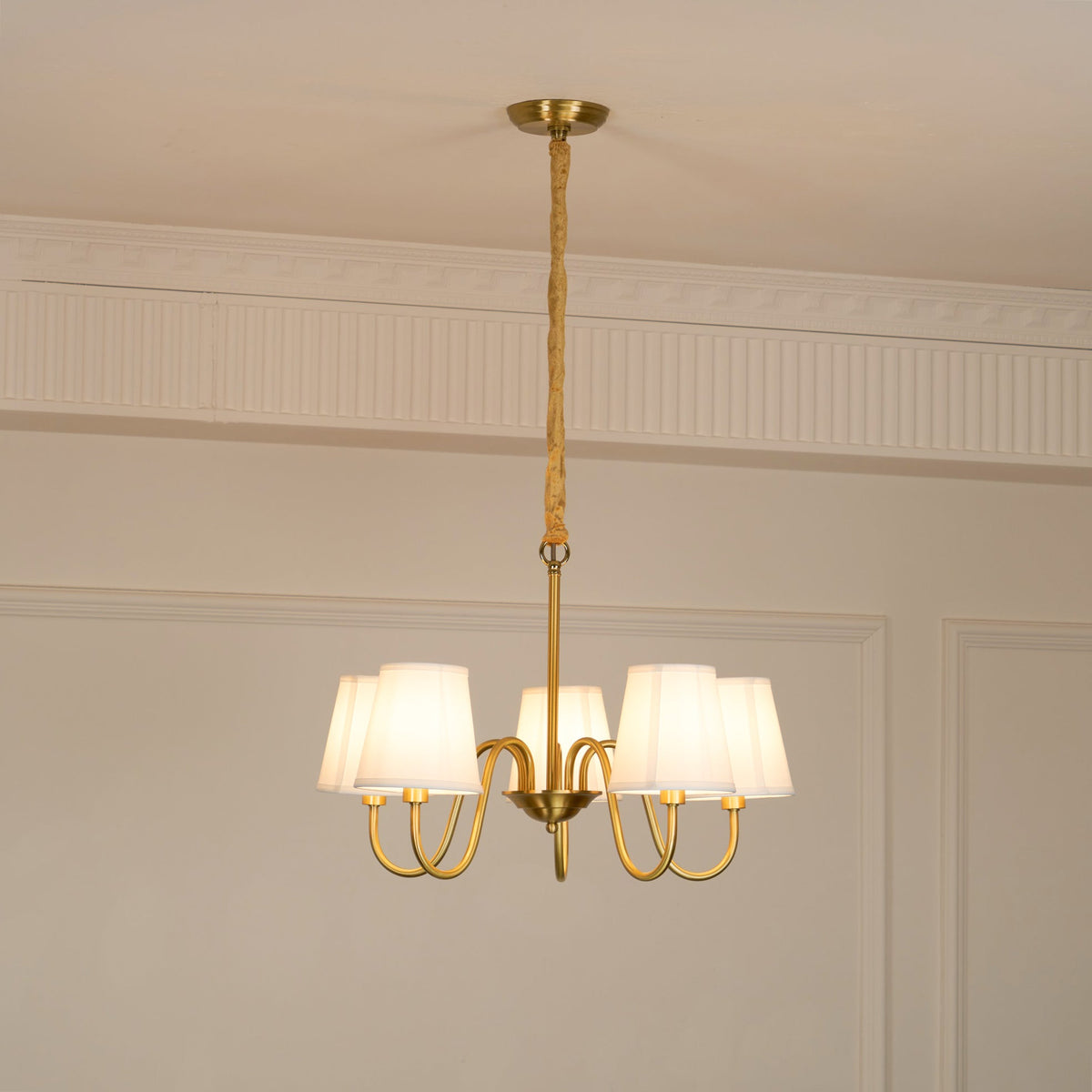 Dalen Traditional Stacey Fabric Chandelier