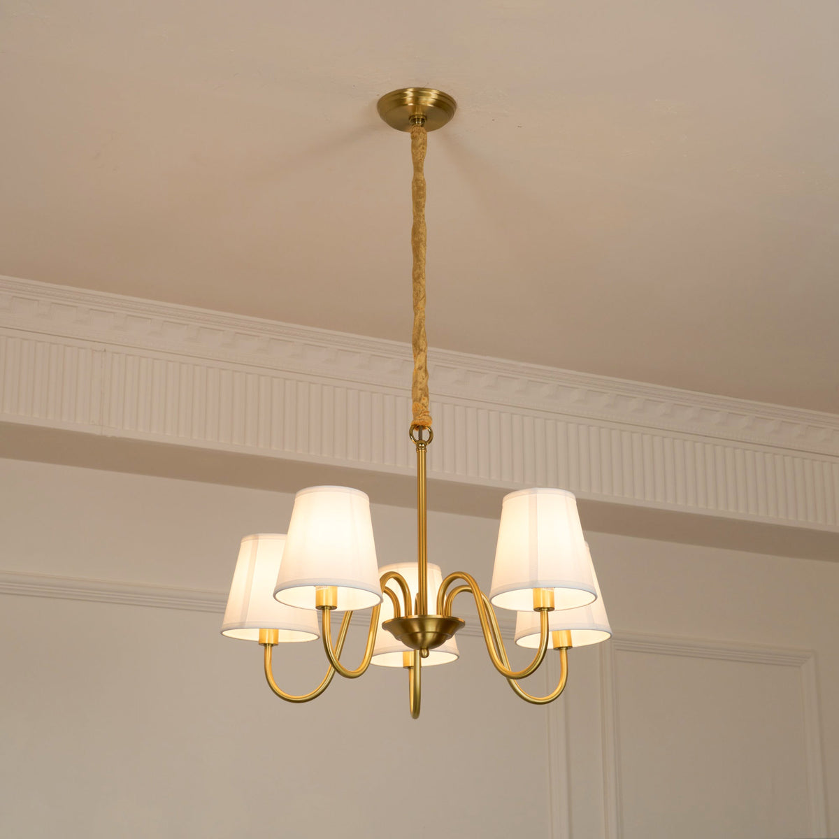 Dalen Traditional Stacey Fabric Chandelier