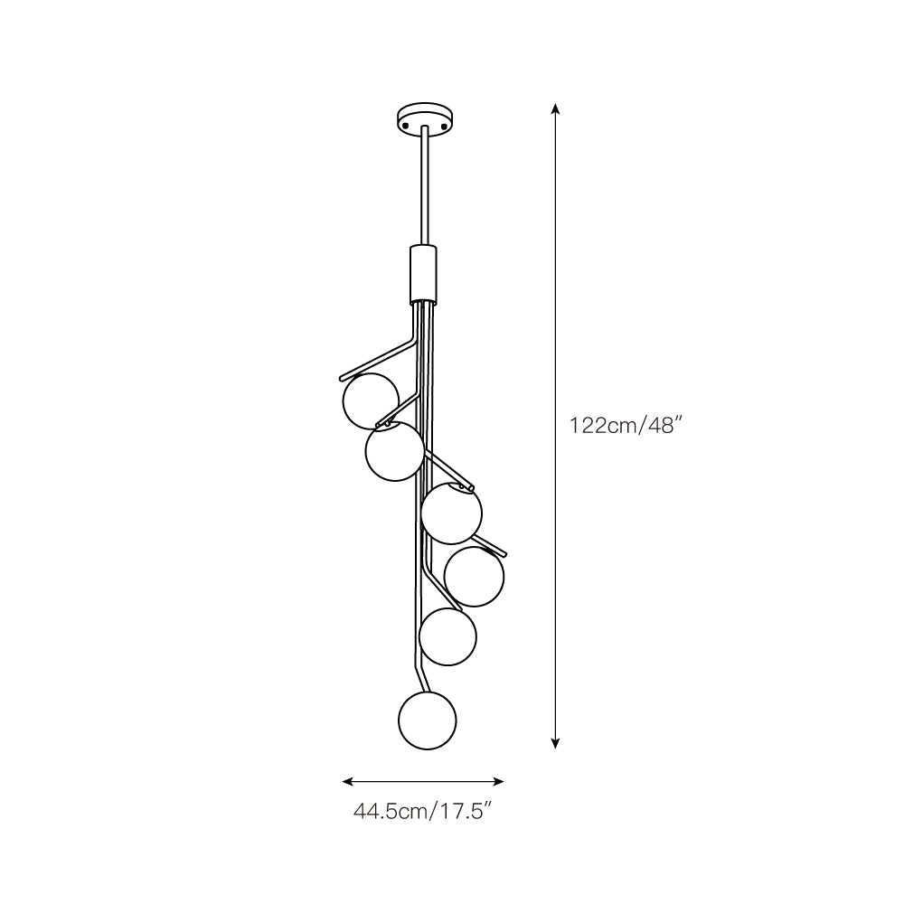 Ageet Modern Minimalist  Glass Pendant Light