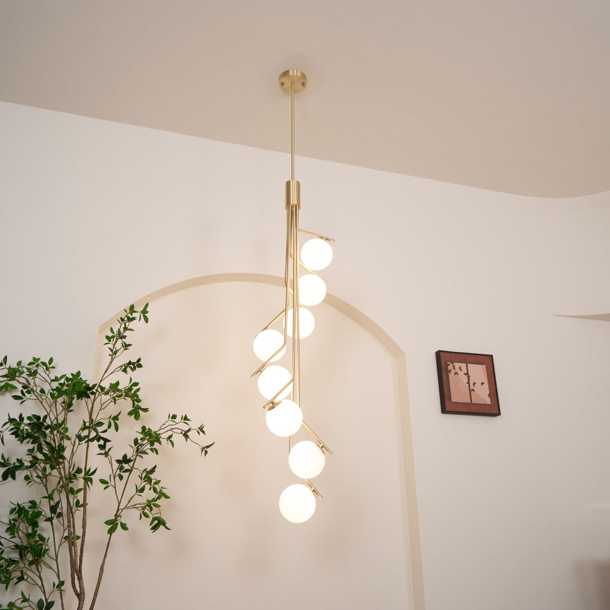 Ageet Modern Minimalist  Glass Pendant Light