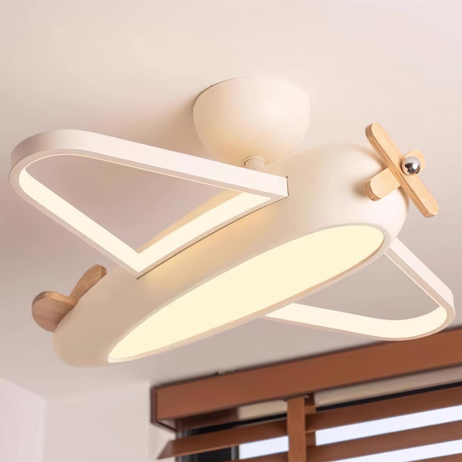Ceiling Lamp Airplane for Kids’ Room with Playful Charm - Neutral Decor