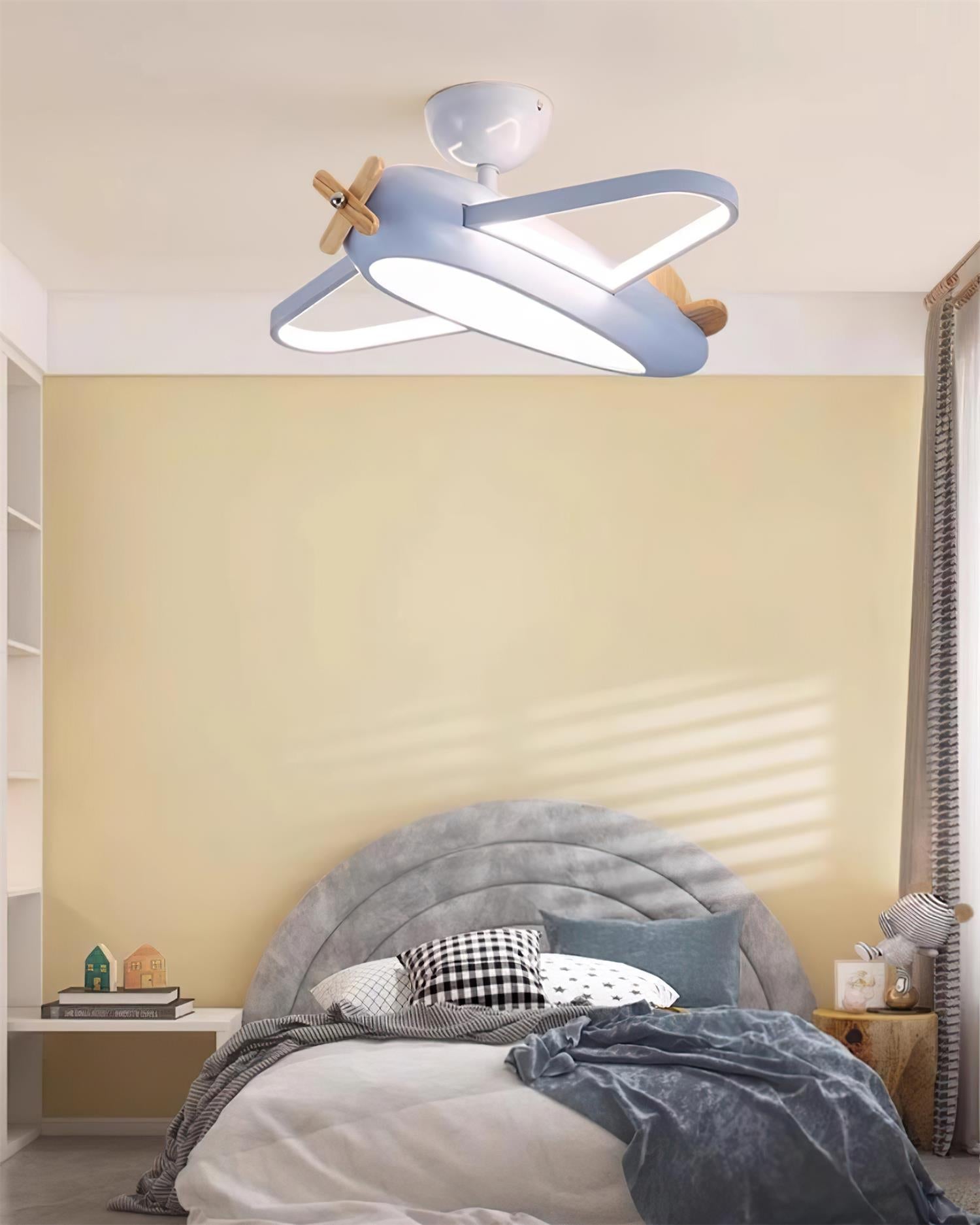 Ceiling Lamp Airplane for Kids’ Room with Playful Charm - Neutral Decor