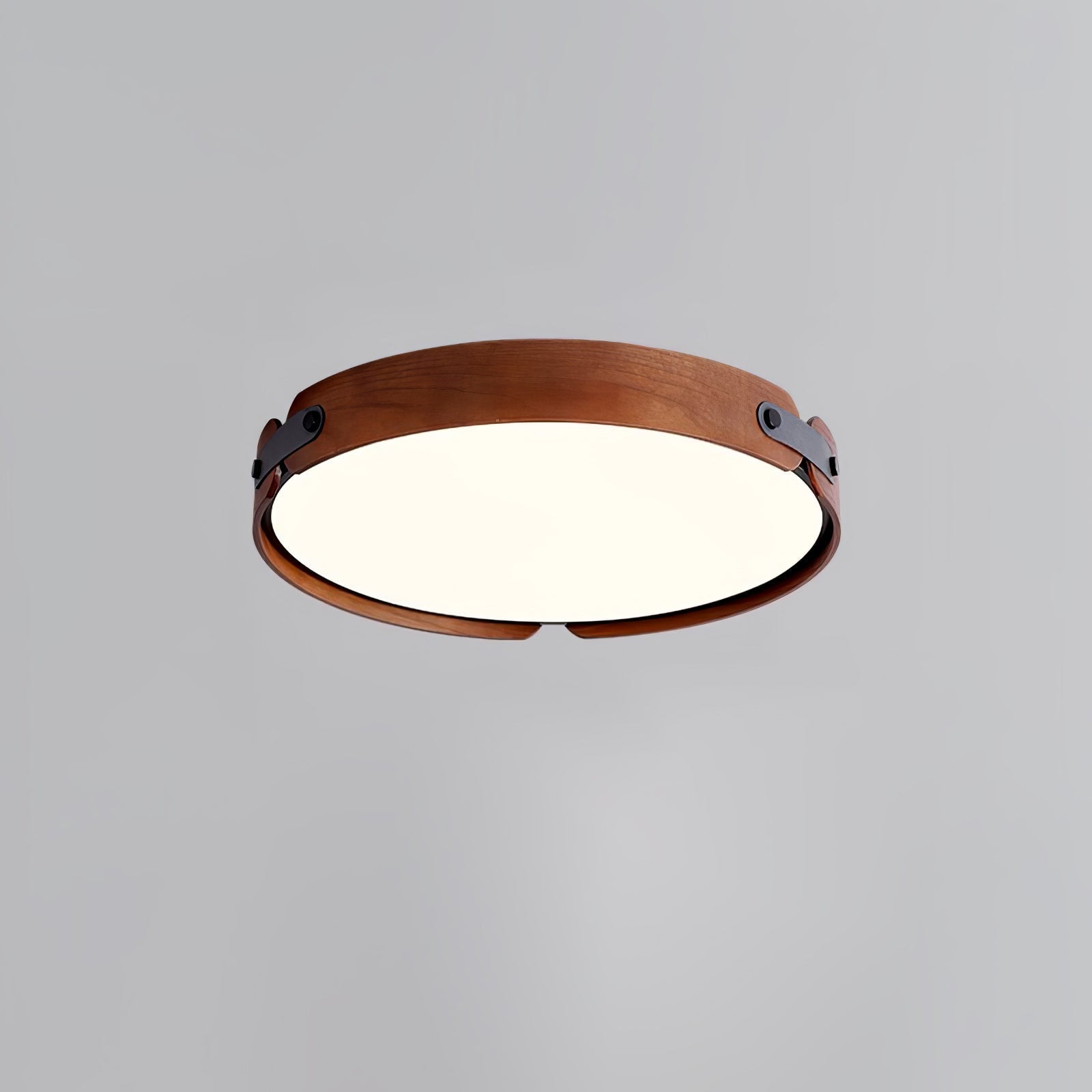 Rosestead Wood Flush Mount Ceiling Light